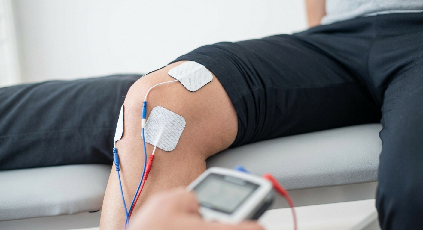 Physiotherapie-Übungen ergänzend zur Elektrotherapie bei novavital