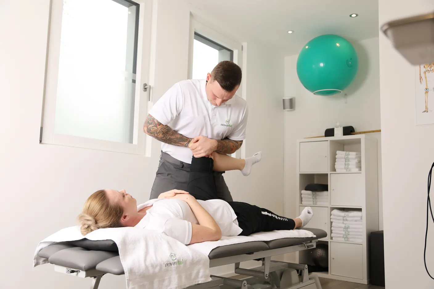 Faszientherapie Kniebehandlung bei novavital Hennef