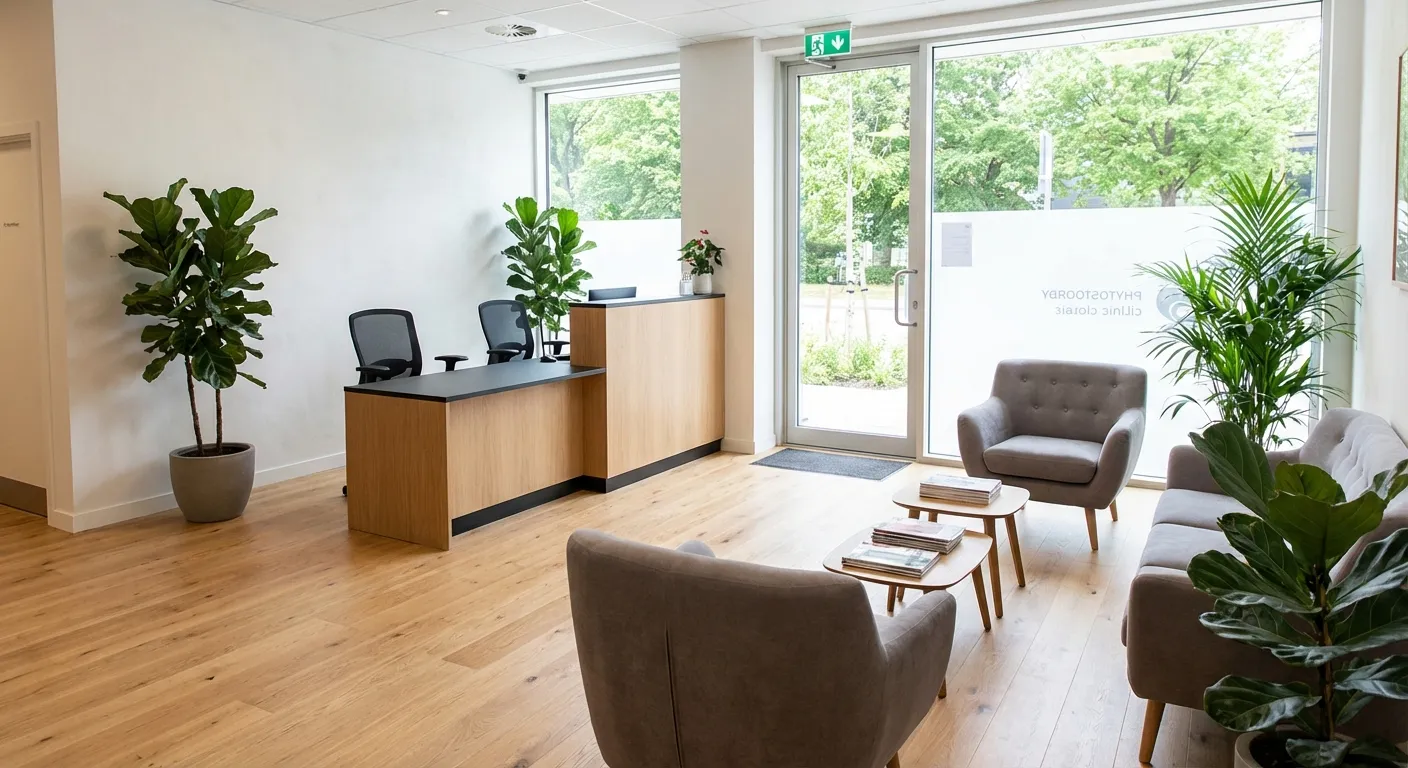 novavital Physiotherapie-Praxis in Hennef – Empfangsbereich